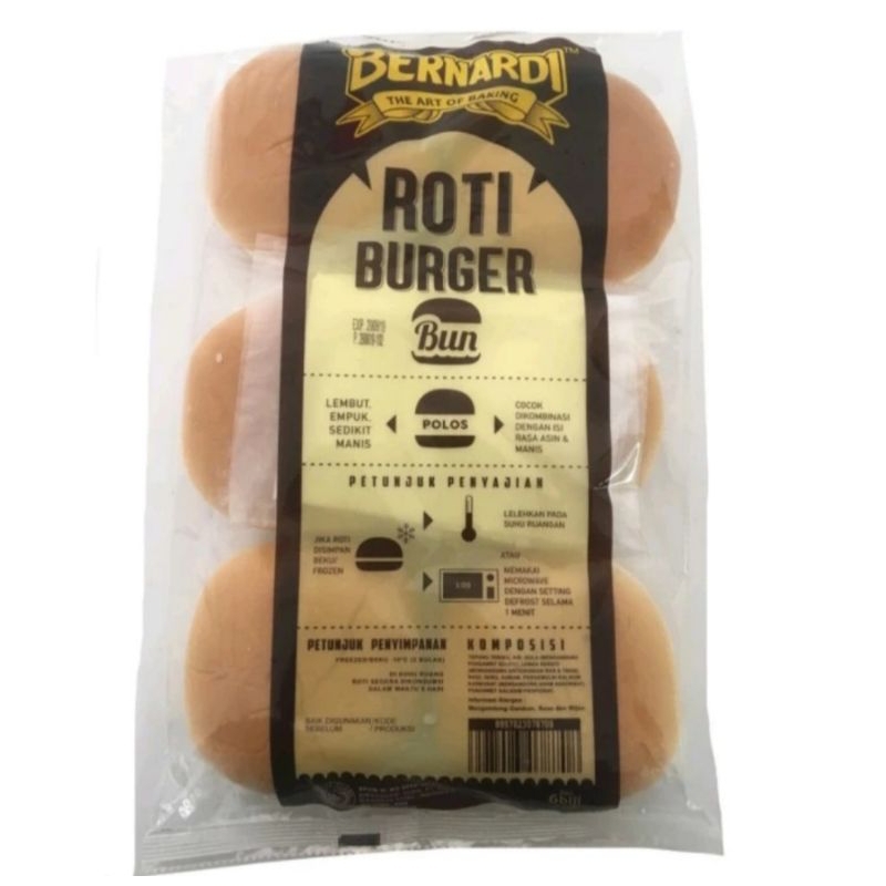 

Bernardi Roti Burger Polos Isi 6