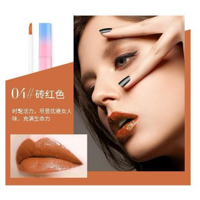 LAMEILA Lipstick Cair Kosmetik Lip Glaze Velvet Metal Bibir Makeup Kecantikan Waterproof Lip Tint Lipstik Lip Gloss LA035