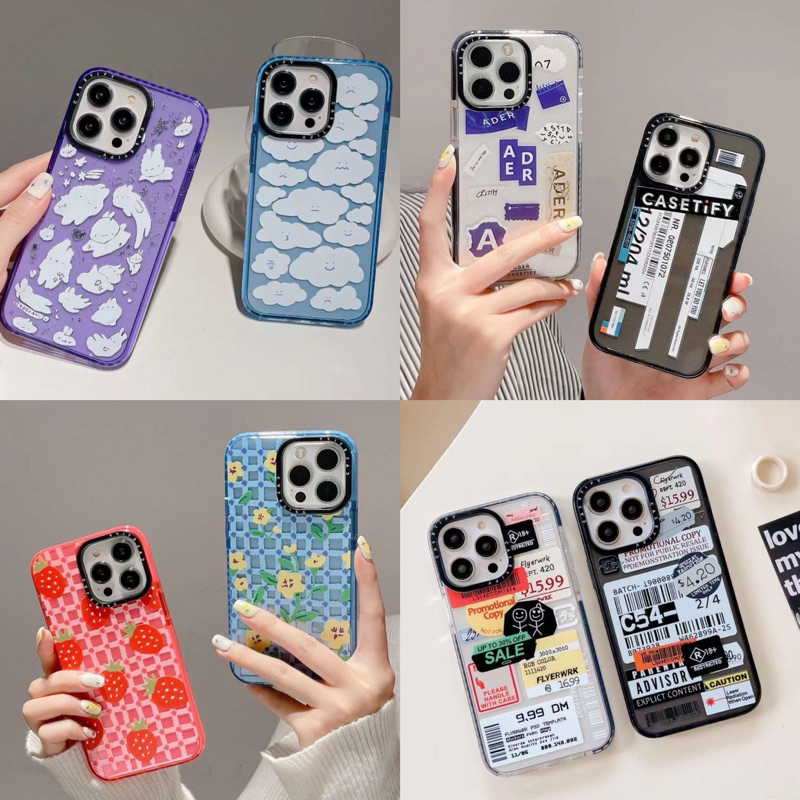 Case Iphone 14 Pro Max 14 Plus 14Pro 14 13ProMax 13Pro 13 12ProMax 12 11ProMax 11 Casetify Casing TPU CUTE FULL COVER