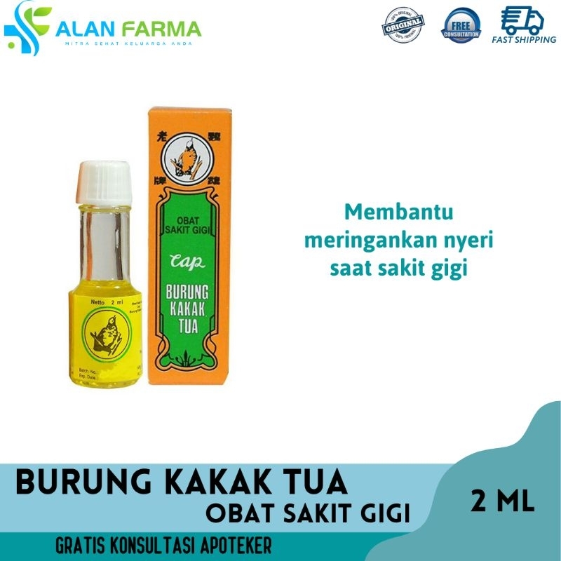 Burung Kakak Tua | Obat Sakit Gigi Cap Burung Kakak Tua