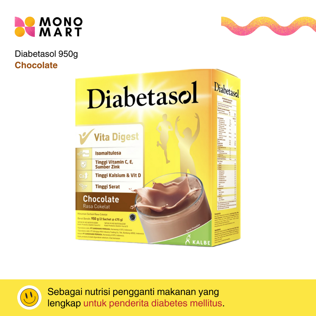 

Diabetasol Chocolate 950g