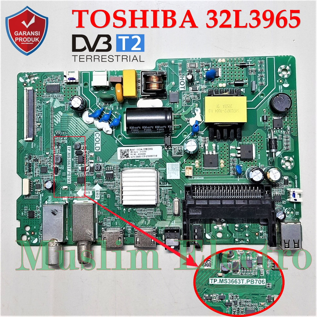 Mainboard LED TV Toshiba 32L3965