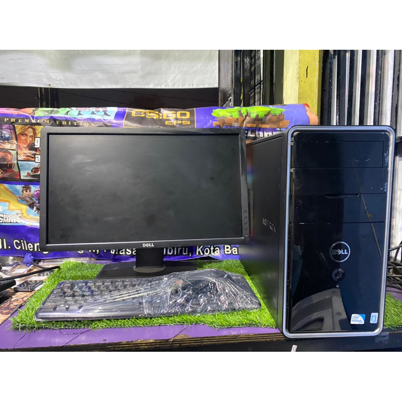 KOMPUTER ANTI LELET DELL INTEL CORE I5 RAM 8GB SSD 128GB MONITOR READY