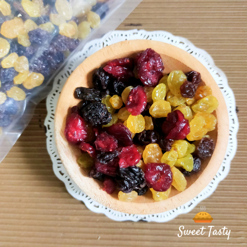

Mix Dried Fruit 3 in 1 Cranberry dan Raisin 250 gram