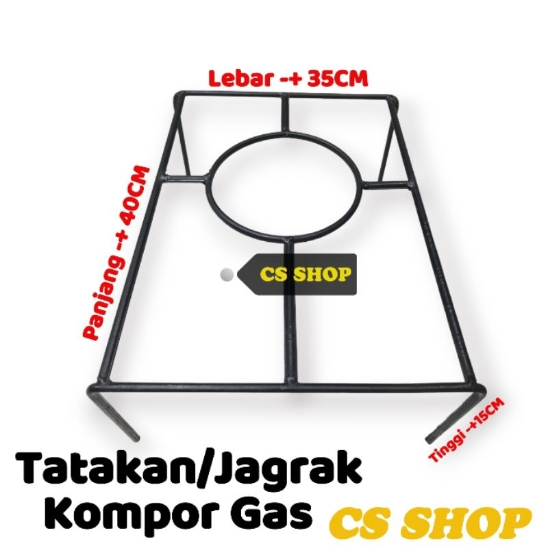 TATAKAN/JAGRAK KOMPOR GAS 1 TUNGKU /OVEN/TANGKRINGAN 1 TUNGKU  KOMPOR GAS