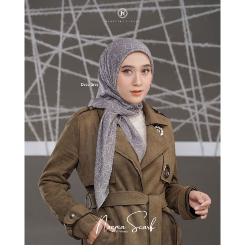 NOEMA SCARF NADHEERA LUXURY / VOAL HIJAB SQUARE MOTIF NADHEERA LUXURY