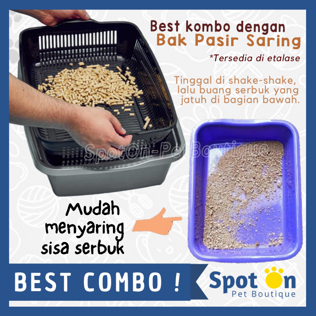 (Gojek) Wood Pellet Organik 10kg Loving Pet | Pelet Kayu Lovingpet 10 kg Kucing Kelinci Hamster | Pasir Kucing