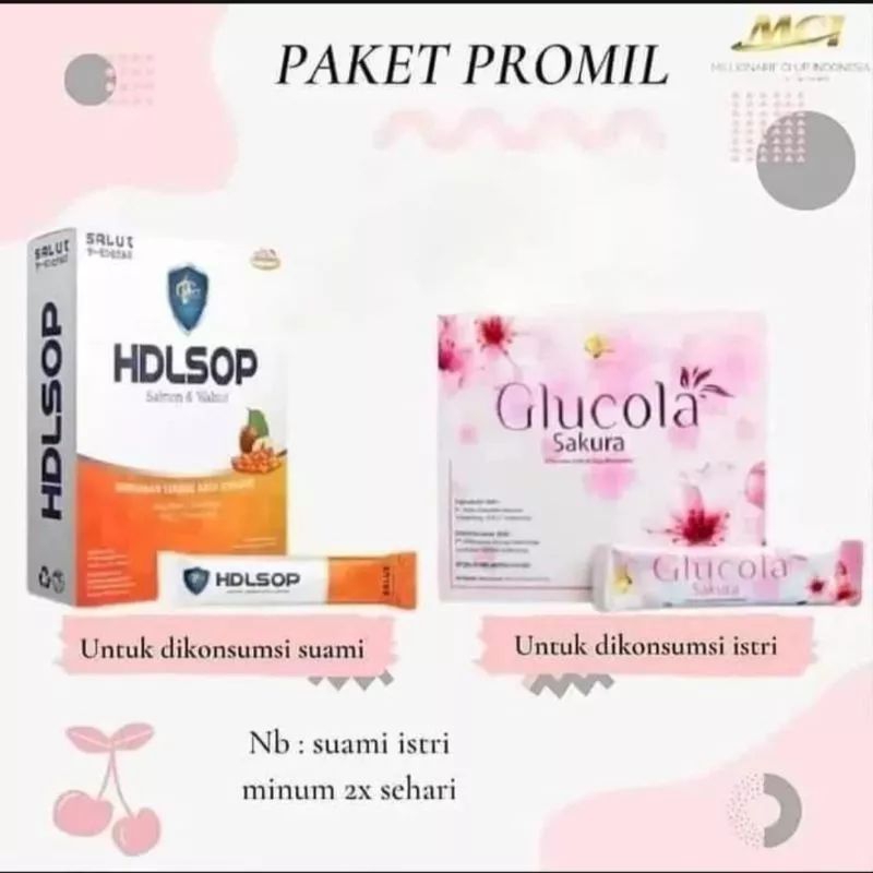 Paket Promil glucola sakura, HDL Sop ori