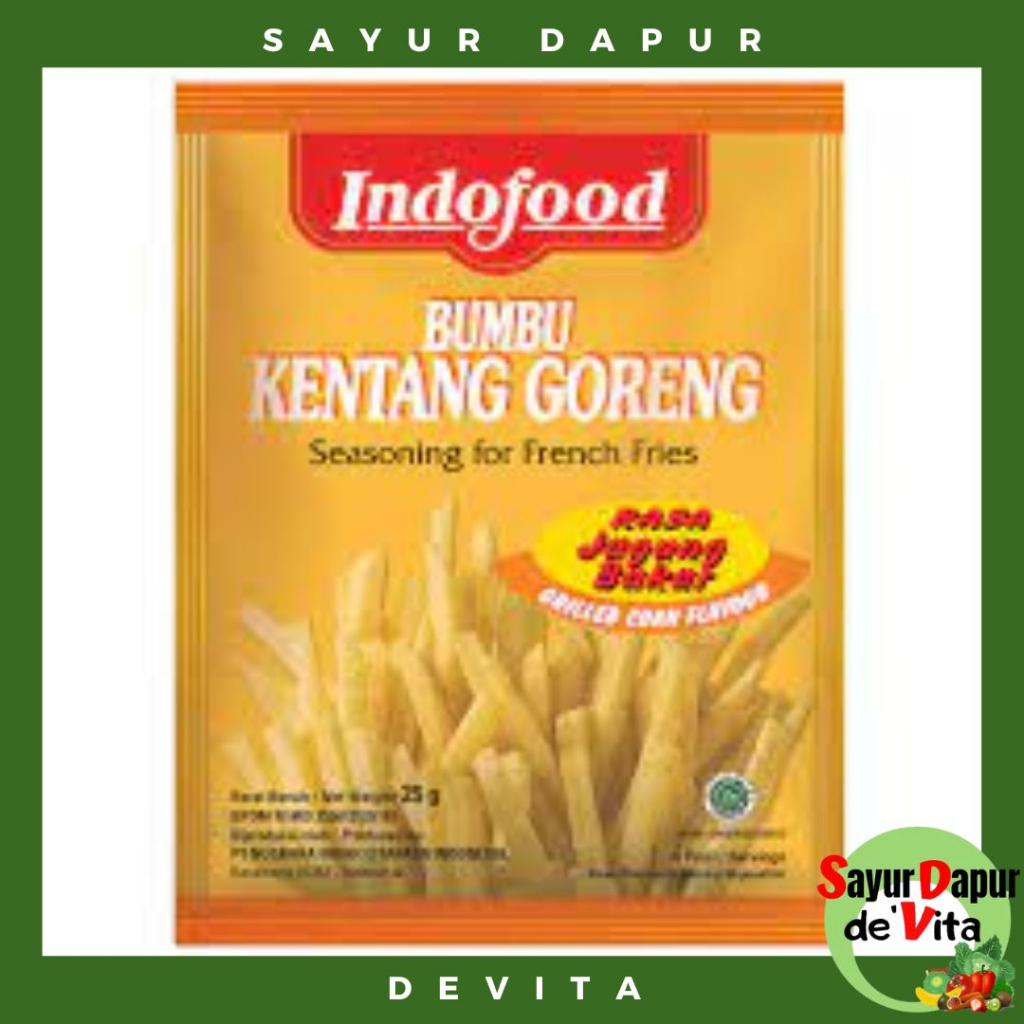 Aneka Macam Bumbu Kentang Goreng Indofood 25g