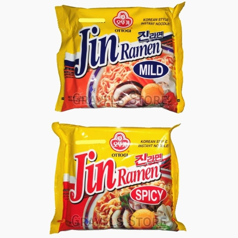

OTTOGI Jin Ramen SPICY / MILD - Mie Instan Korea