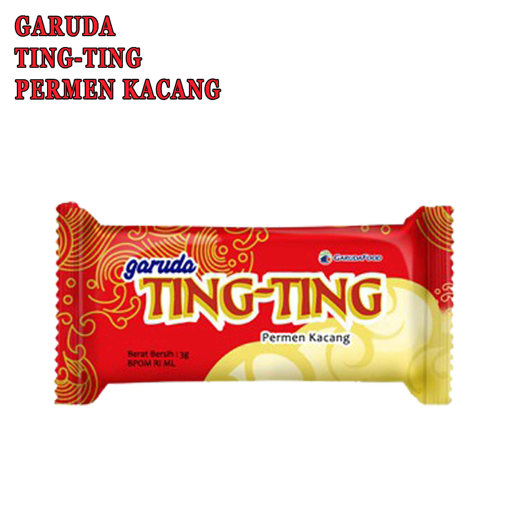 Permen* Ting ting permen* Permen kacang* 125g