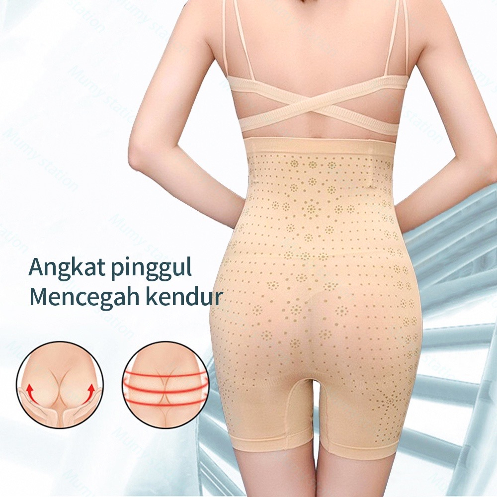 Korset Wanita 4002-4003 import korset celana Perut / Korset Celana Infrared dan Kawat Penyangga Korset Pelangsing Pinggang Bahan Latex Lembut Dengan Tulang Besi  Tulang STAGEN STOMACH REDUCTION MUNAFIE CORSET