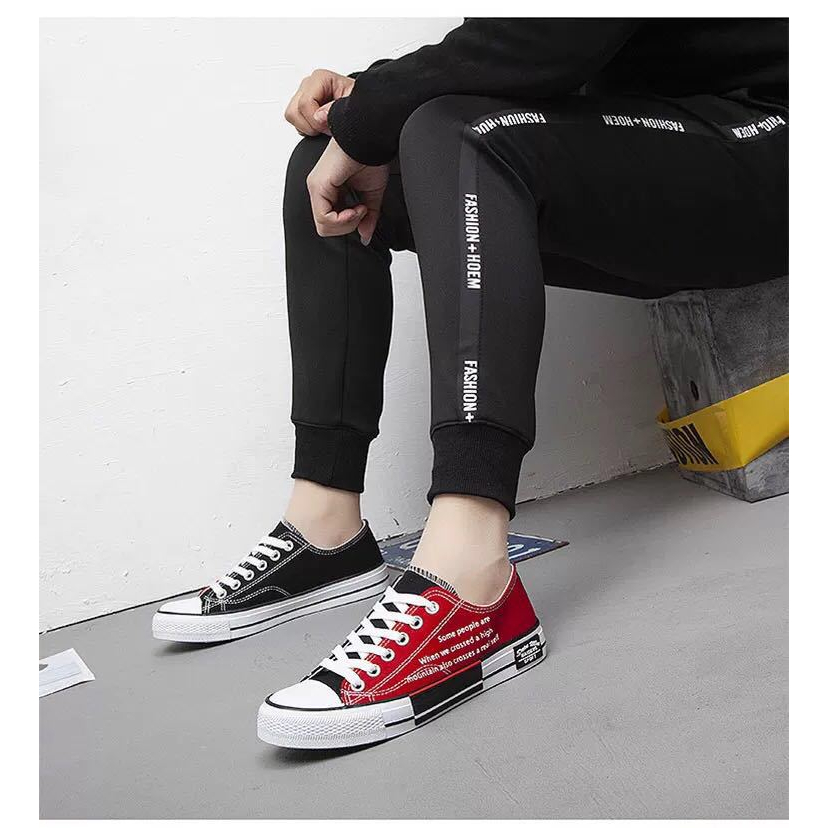 Mainland Sepatu Sneakers Pria 2 Warna Model Terbaru Sepatu Canvas Fashion Casual Outdoor MC311