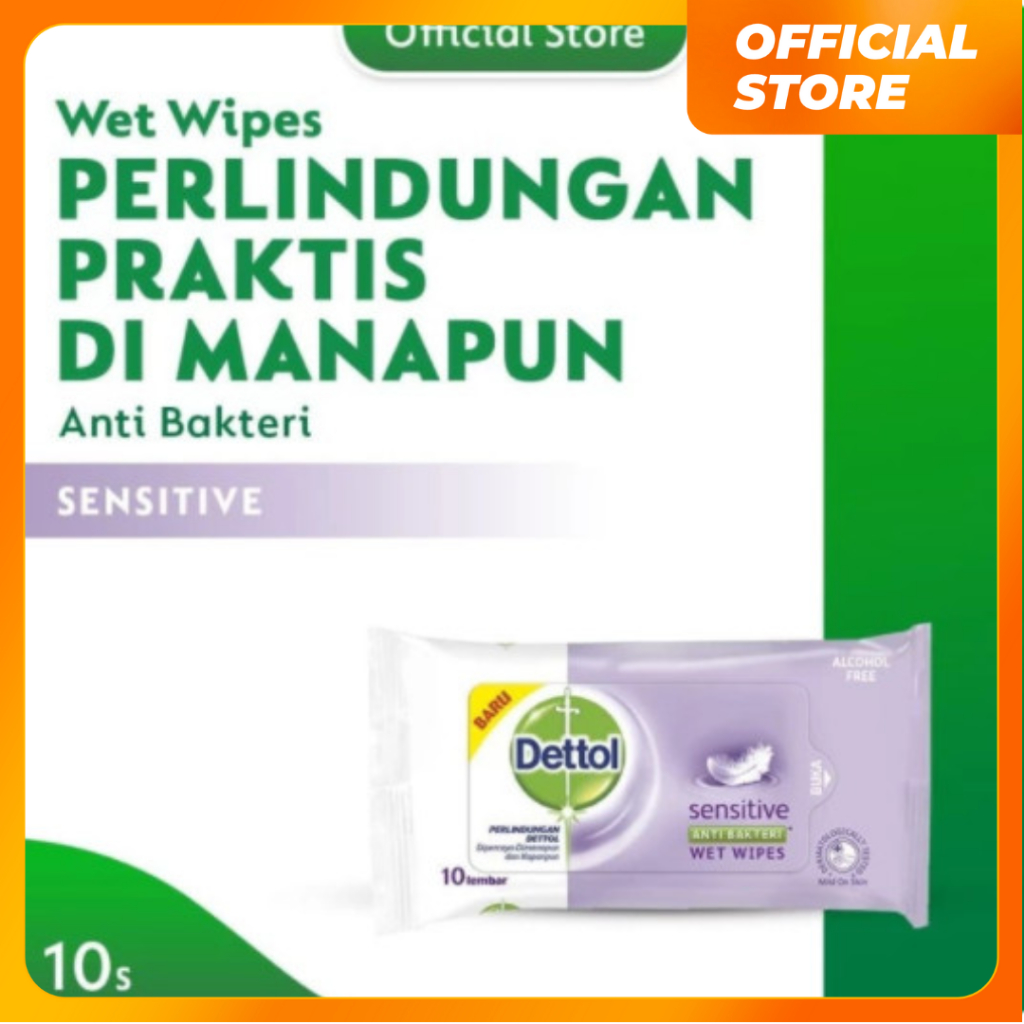 DETTOL - Tisu Basah Dettol Original | Tisu Basah Antiseptik Dettol