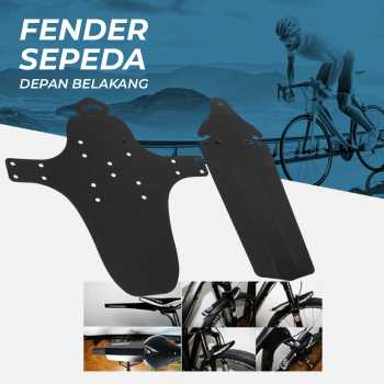 Fender Spakbor Sepeda Gunung MTB Depan Belakang / Slebor Selebor Sepakbor Spakbor Sepeda Pelindung Percikan Air Hujan Depan Belakang Kabel Ties / Fender Depan Belakang Sepeda Gunung Road Gunung Lipat MTB BMX Gowes Mudguard / Spakbor Slebor Sepedah Murah