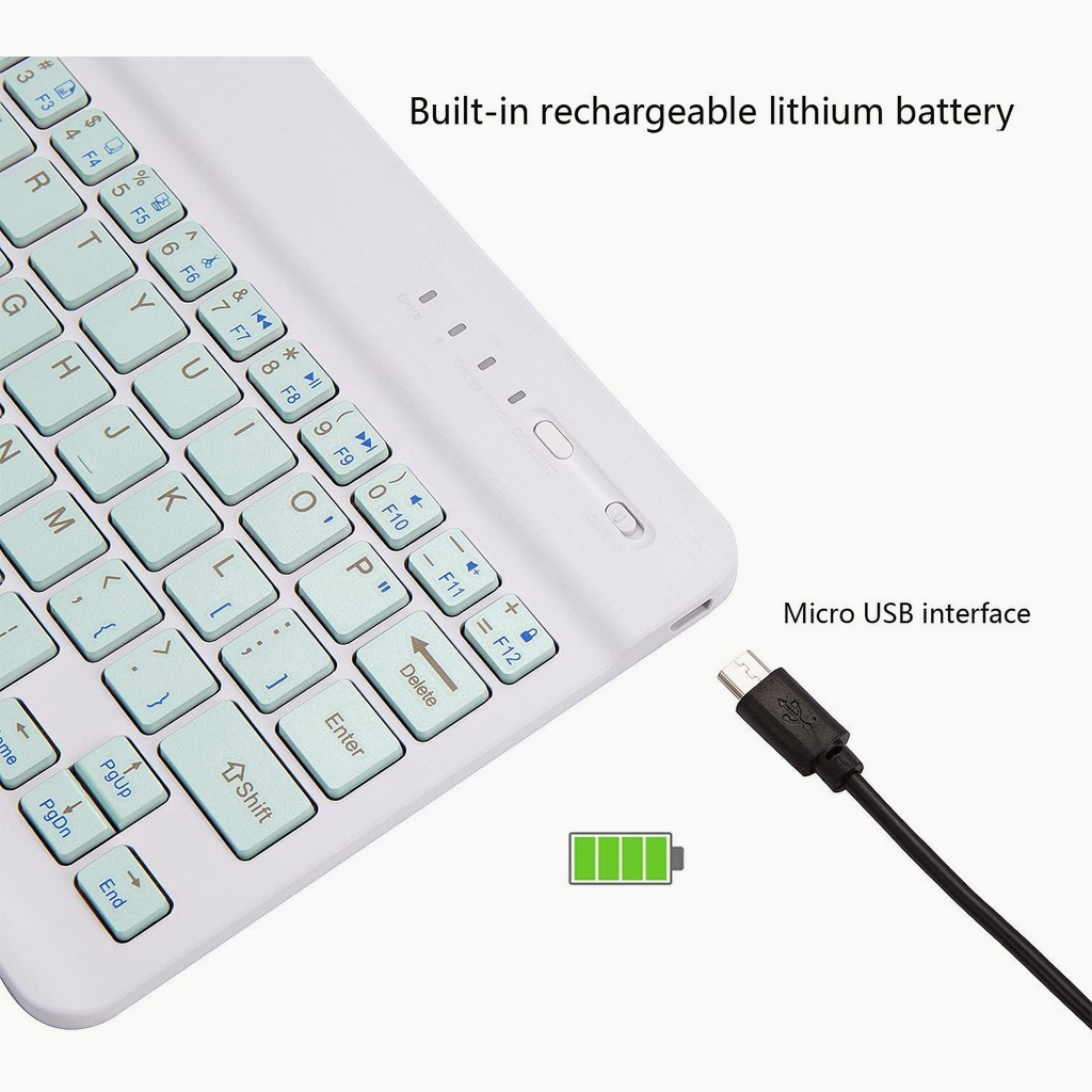 Kit Mouse Keyboard Ponsel Android untuk OPPO Temukan Seri X Seri Reno Seri A dengan Casing Pelindung PU Universal Kabel Micro USB OTG Tipe C