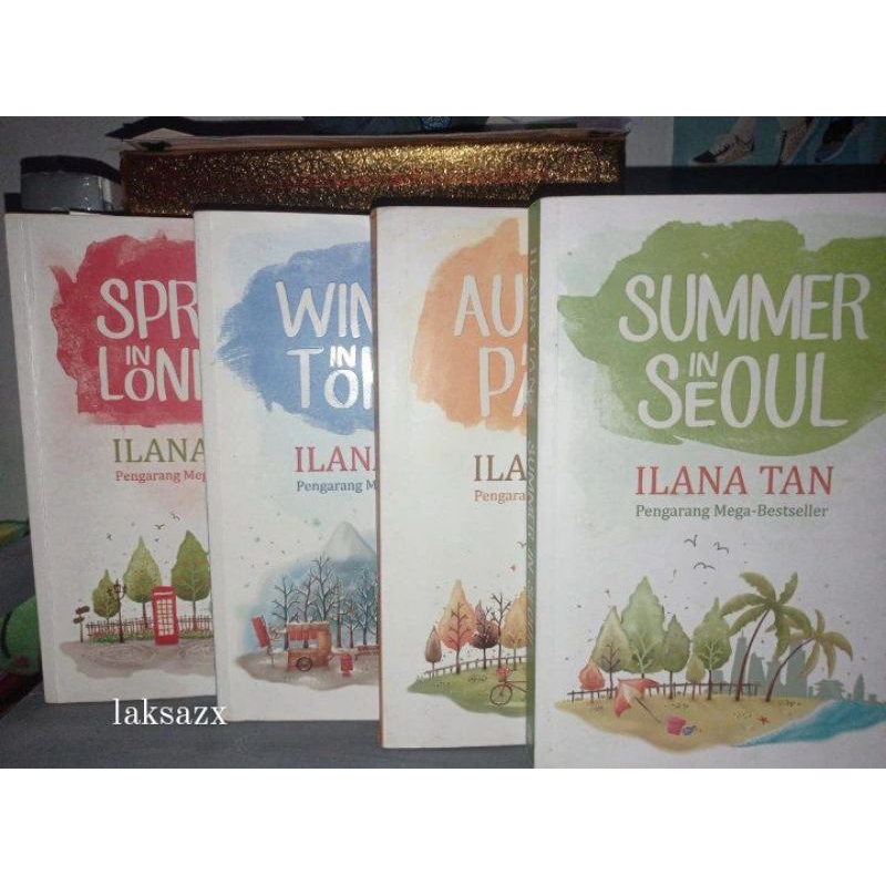 budle preloved tetralogi musim Ilana Tan set