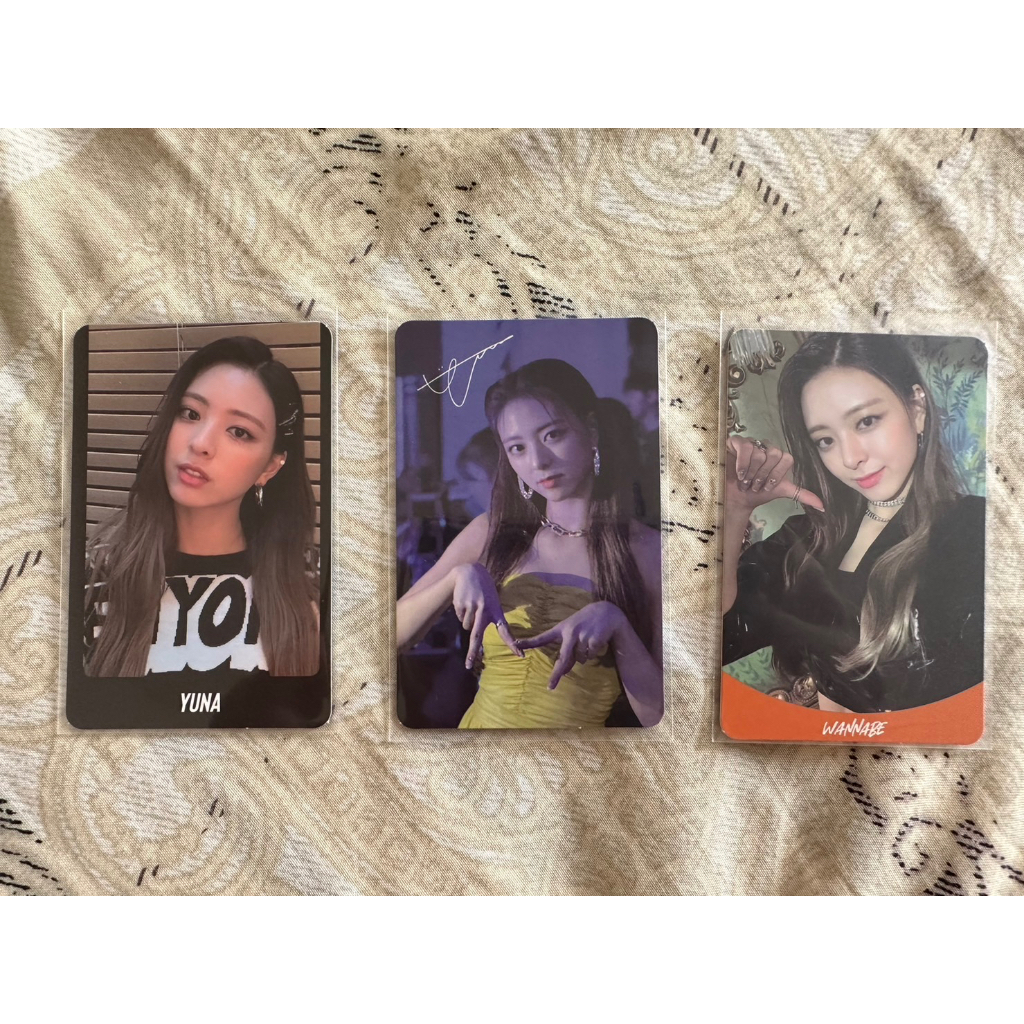 Photocard ITZY Yuna Wannabe