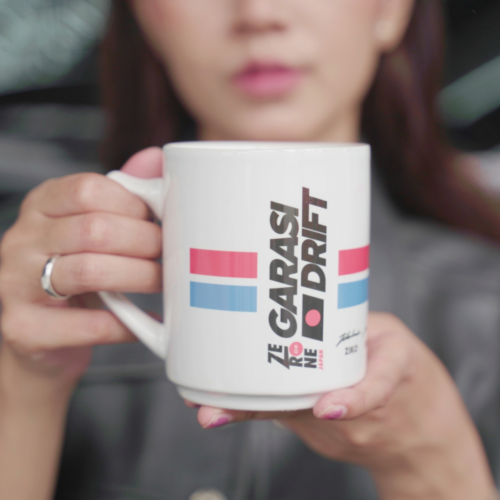 Gelas Mug Tahan Panas Kolaborasi Garasi Drift X Zerone Cangkir Exclusive