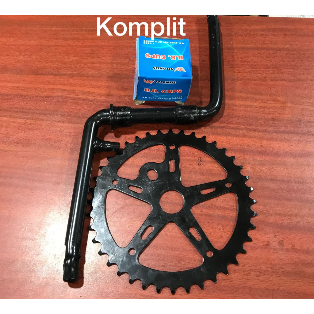 Engkol Langsung Sepeda 20 24 26 BMX As Tengah