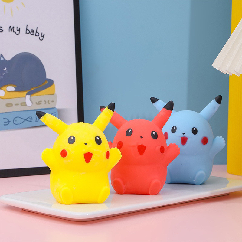 Mainan Squishy Pikachu NEW Mainan Pencet Anti Stress Viral Mainan Pop It BY SMOLL