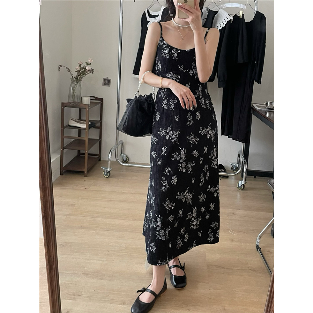 rok bunga korean style panjang import premium vintage rok panjang wanita kekinian