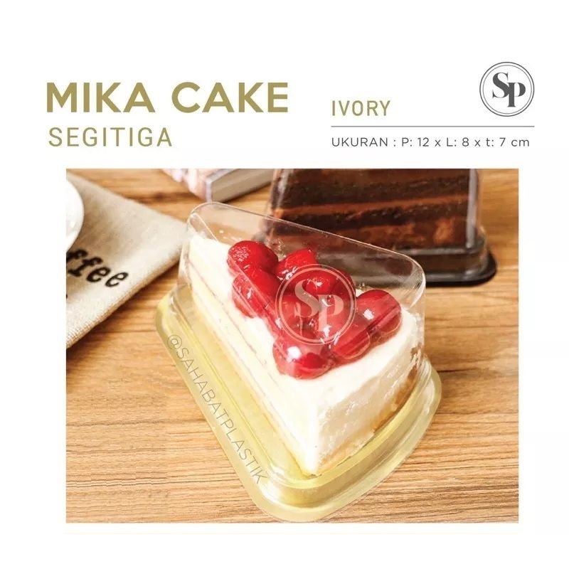 Mika kue segitiga/ mika kue slice/ potong