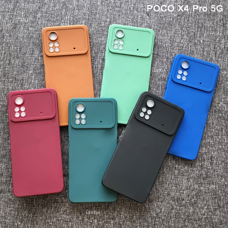 Softcase POCO M4 Pro POCO M4 Pro 4G POCO X4 Pro POCO X4 Pro 5G POCO M5S POCO M5S 4G POCO C40 POCO F4 POCO F4 5G Case 3D Pro Camera Gel Silika Casing