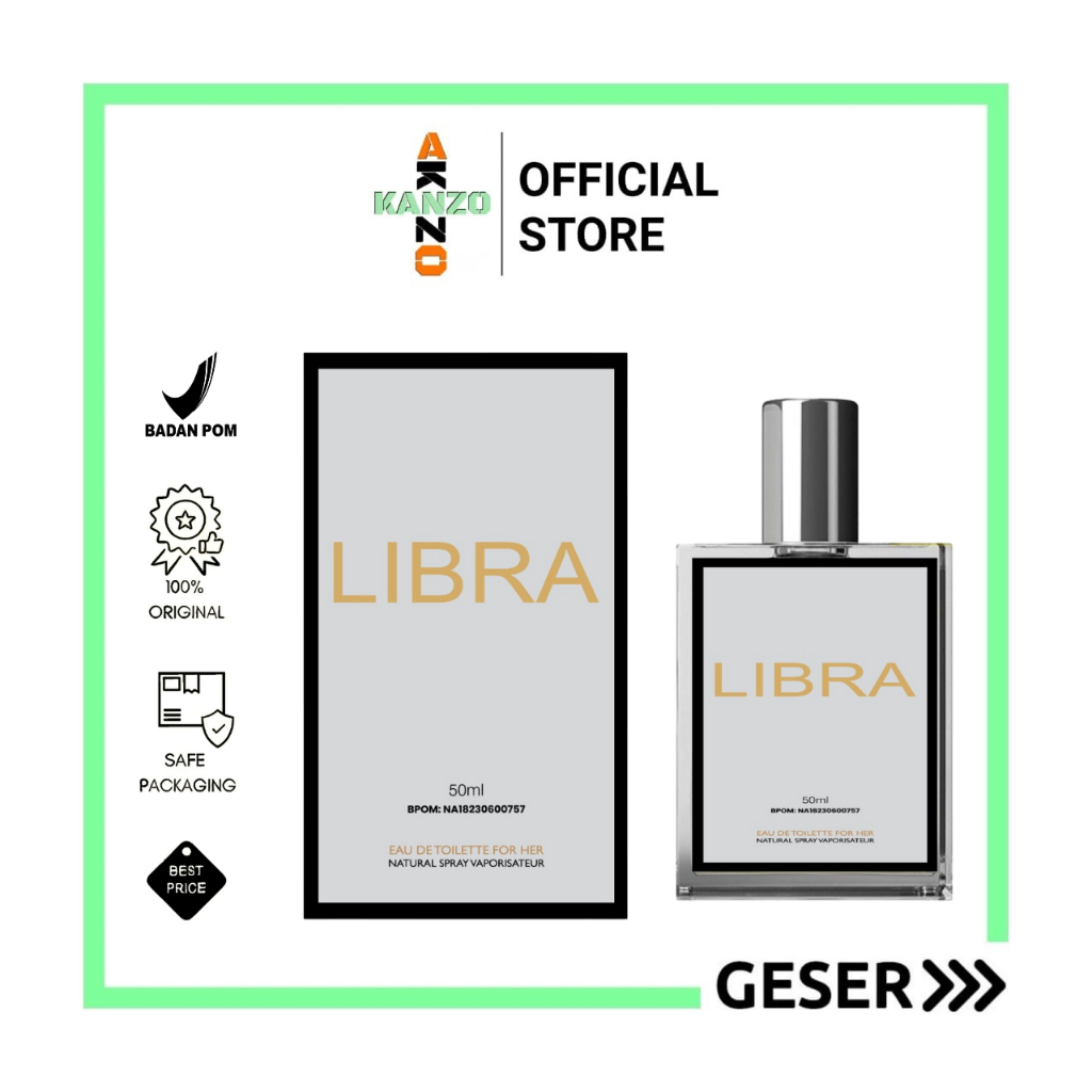 Kanzo - [BPOM] Parfum Libra 50ml Premium / Parfum Libra 50ml Best Seller / Minyak Wangi Libra 50ml