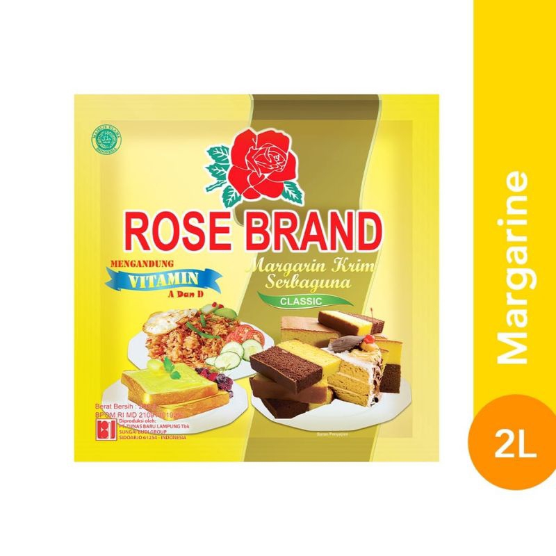 

Rosebrand Rose Brand Margarine 200 Gram