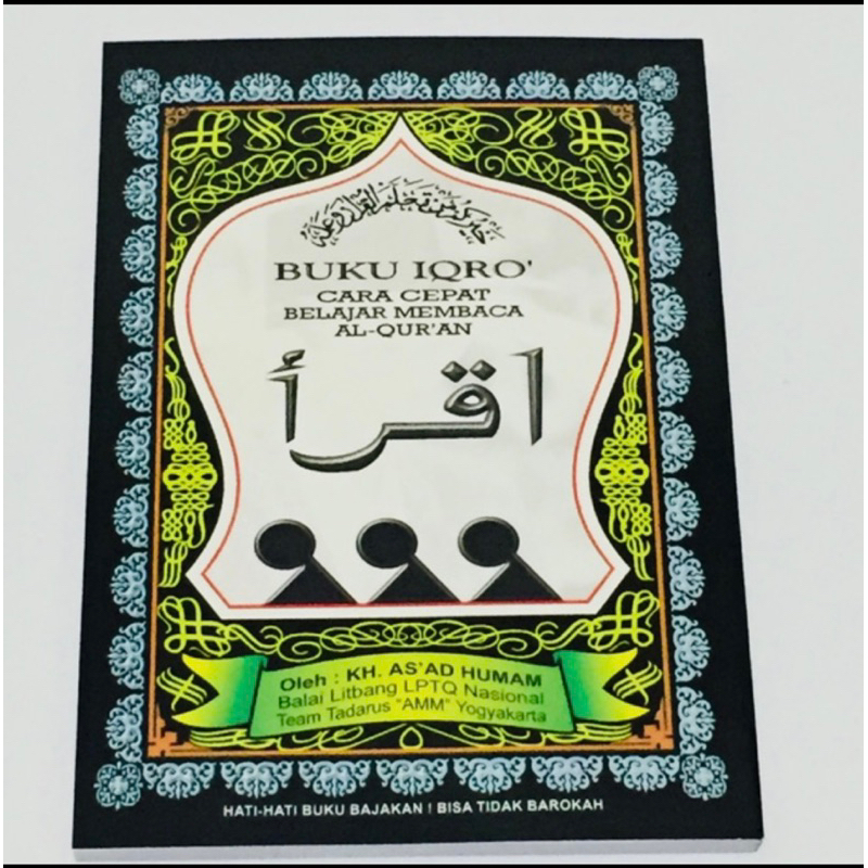 buku IQRO cara cepat membaca AL-QUR’an