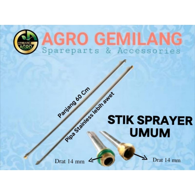 Stik tangki 60Cm manual/Stik sprayer manual/Stik dragon star/stik yamaha/stik maspion/Knapsack tangk