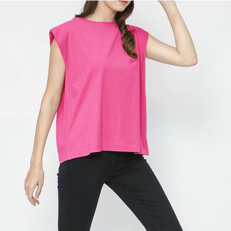 Padded Tshirt Ada Busa / Muscle Tee / Atasan wanita / Kaos Basic Tee / Kaos Polos / Padded T-shirt / Pad Shoulder Top Zelda