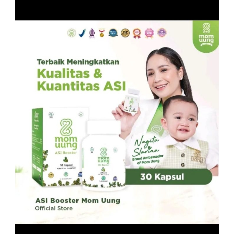 MOM UUNG ASI BOOSTER 30 capsul melancarkan asi lebih baik