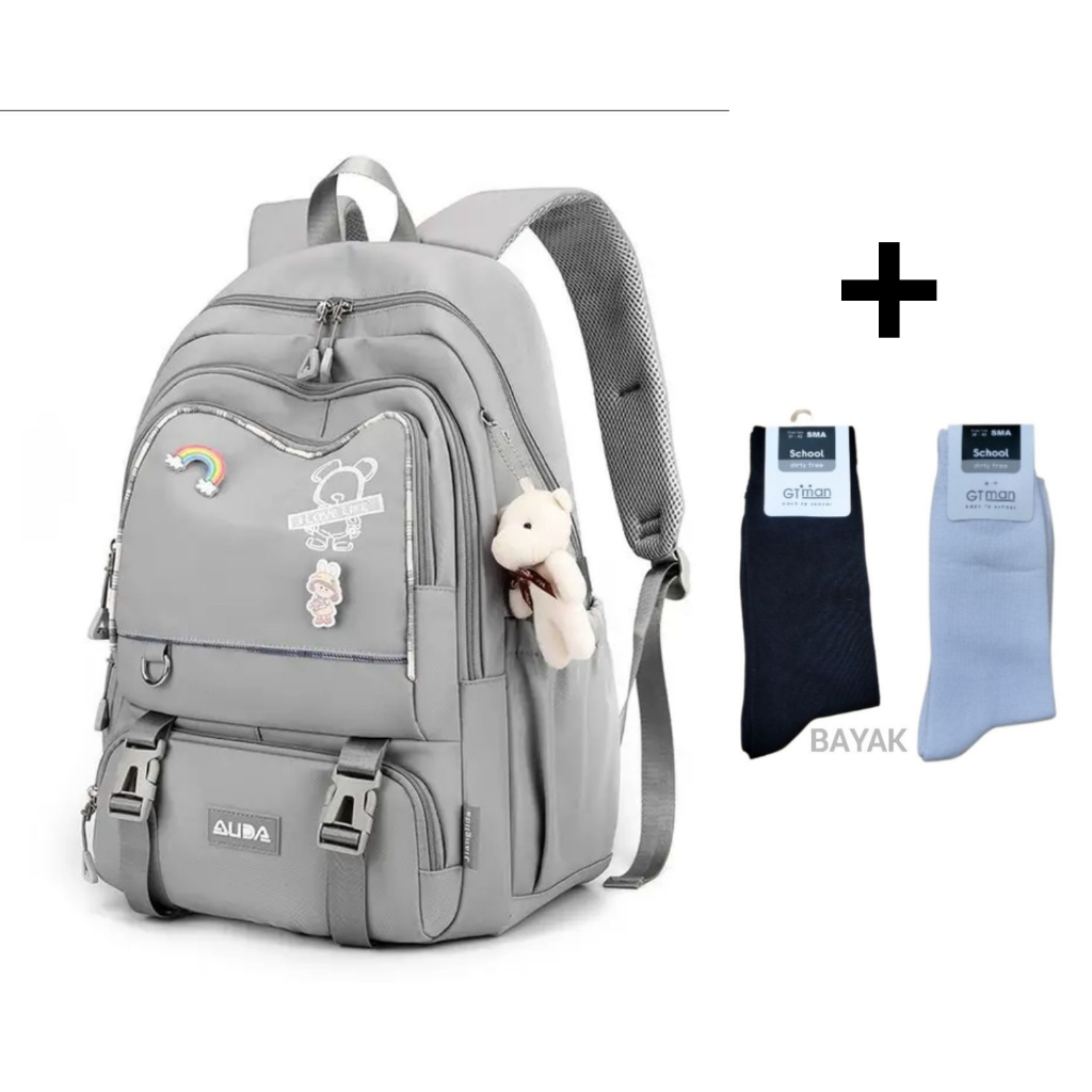 Tas Sekolah Anak Perempuan Tas Ransel Sekolah Wanita Import Tas Sekolah Cewek SD SMP SMA Tas Ransel Sekolah Anti Air