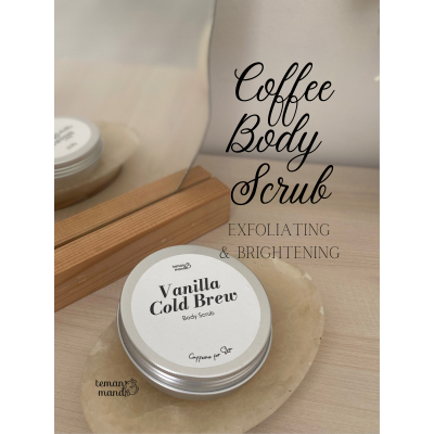 Coffee Body Scrub by @temanmandi.id | Lulur Badan Kopi Coffee