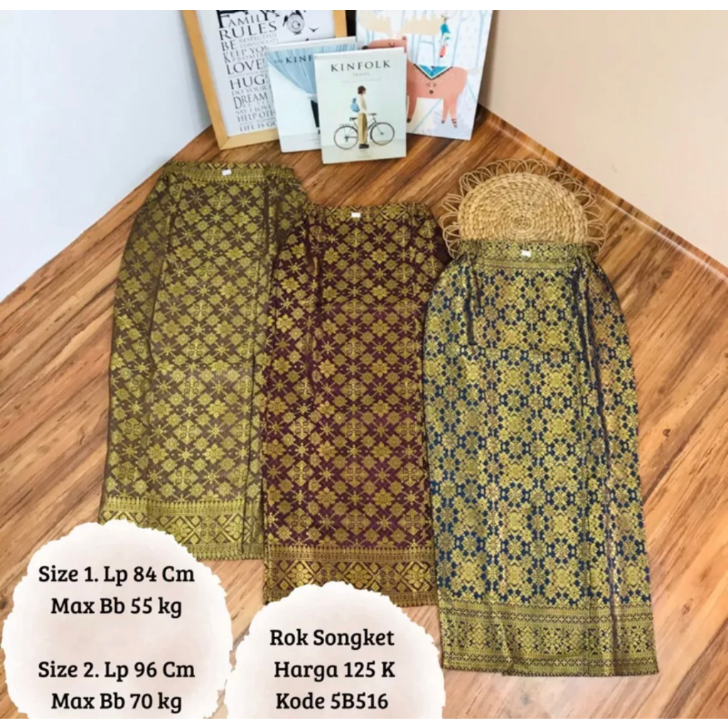 REALPICT!! Rok Songket Span Siap Pakai || Rok Songket Jadi Pinggang Karet || Bawahan Kebaya Modern || Bisa Bayar di Tempat (COD) || Instant Rok Songket Batik || Rok Songket Jadi Kancing Klip ~ DVN STYLE