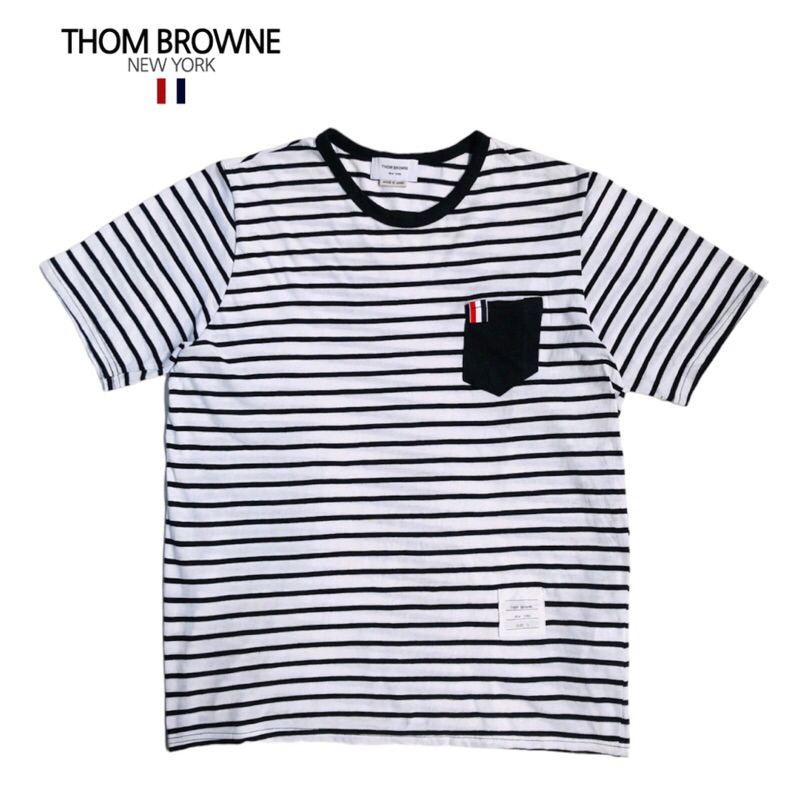 Thom browne striped tshirt