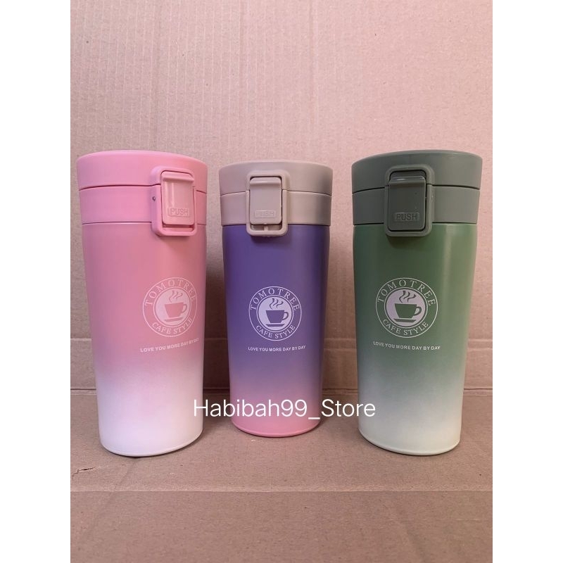 TERMOS KOPI/ MUG COFFE TAHAN AIR PANAS & ES VACUUM COFFE CUP STARBUCK CAFE STYLE. Travel Mug 380 ml