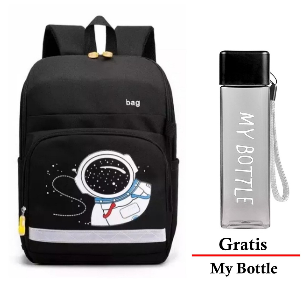 Backpack sekolah model terbaru  / Tas karakter astronot / Tas ransel anak sekolah sd smp sma / Tas l