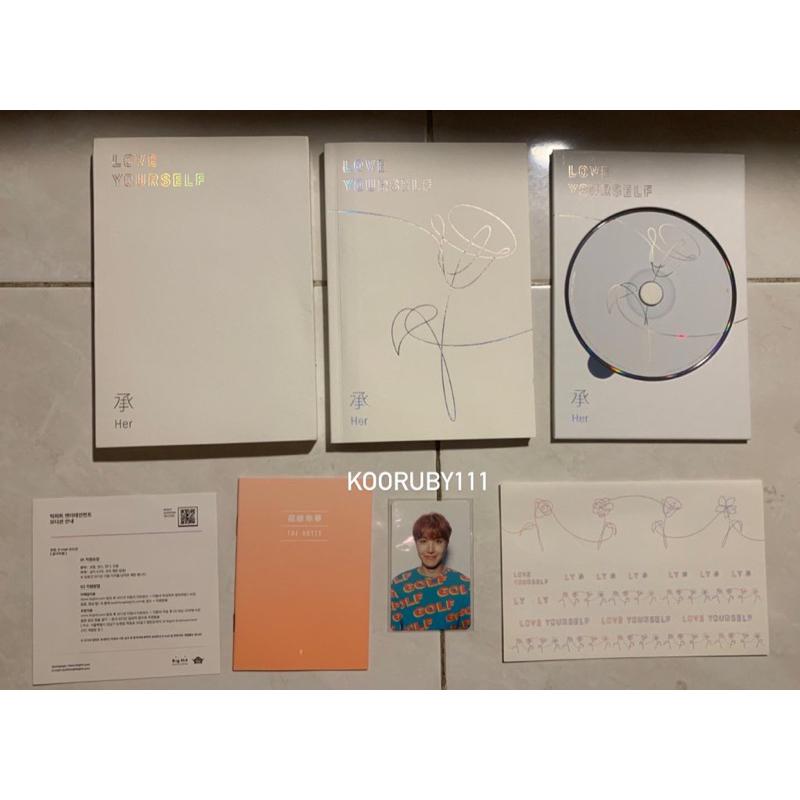 bts album love yourself her v hobi pc