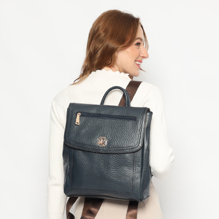 Charles Louvier X S.Fiorentino - Amira / Tas Ransel Wanita Kulit Asli [#5103]