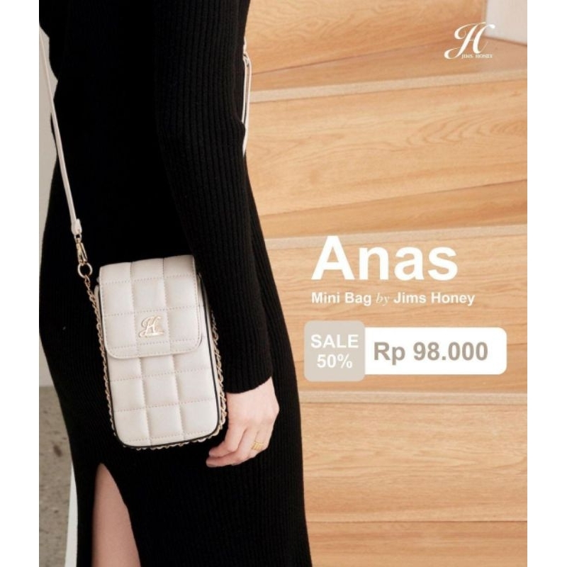 JIMS HONEY ANAS MINI BAG TAS SELEMPANG WANITA ANAS BAG JIMS HONEY