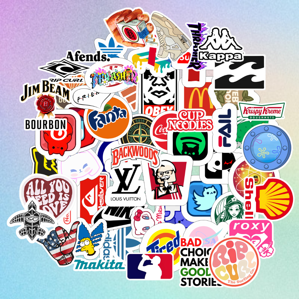 

50 STICKER AESTHETIC CAMPUR VARIASI