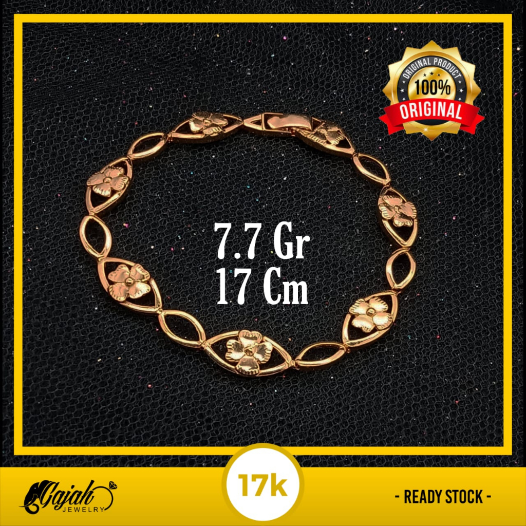 Gelang Emas 17K - 7.7 Gr Kadar 750 - 4848