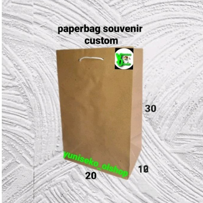 

paperbag souvenir custom (20×10×30)