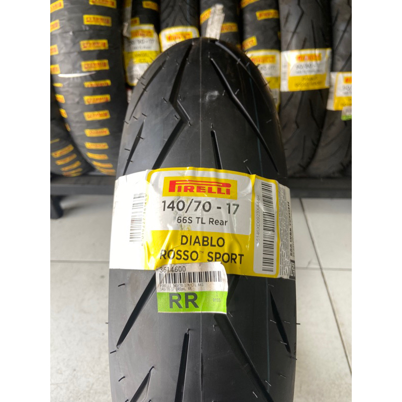 Ban motor Pirelli Diablo Rosso Sport 140/70-R17 tubeless