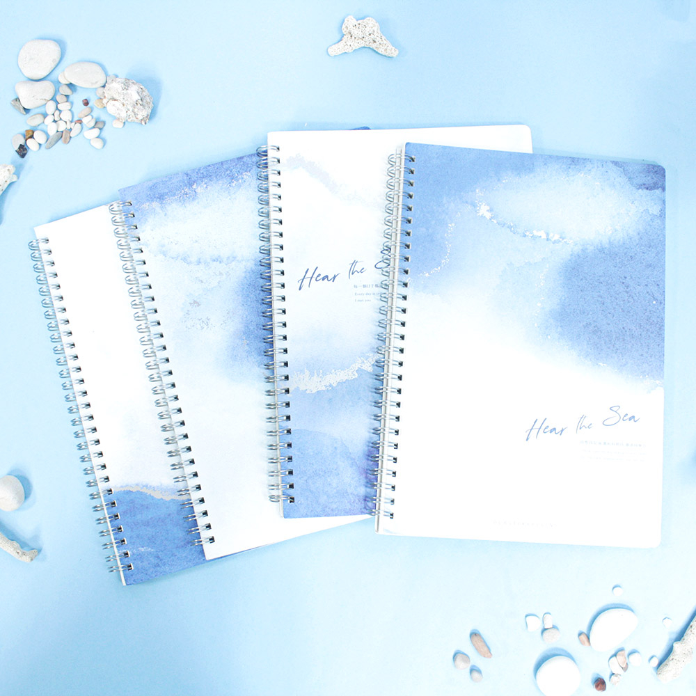

Panmomo Hear The Sea Spiral Ruled Notebook B5 - Buku Tulis Bergaris