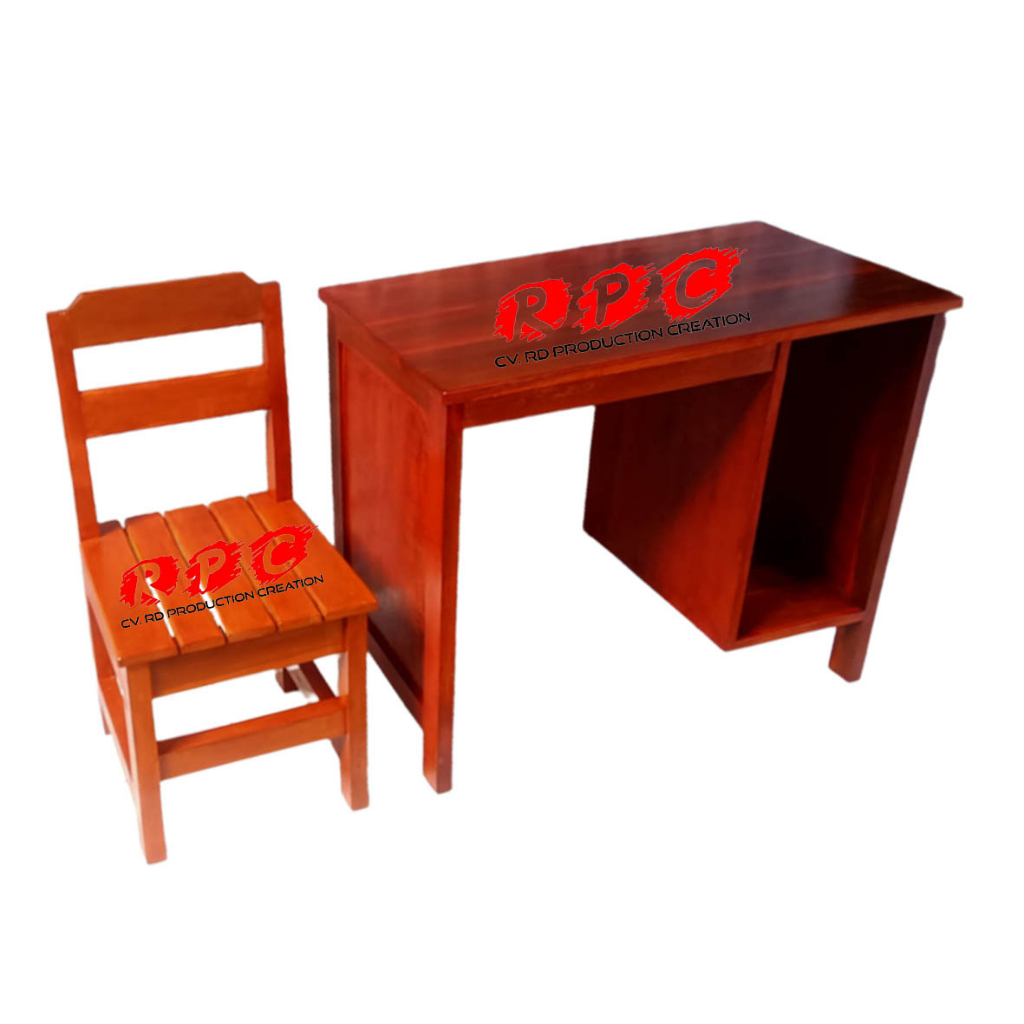 meja komputer kayu meja kayu meja siswa meja lab komputer SD SMP SMA TK