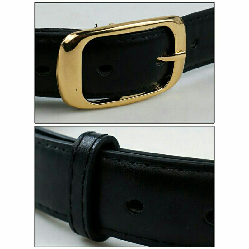 Tali Ikat Pinggang Wanita Korean Fashion Women Leather Belt lcl-hf38 Black